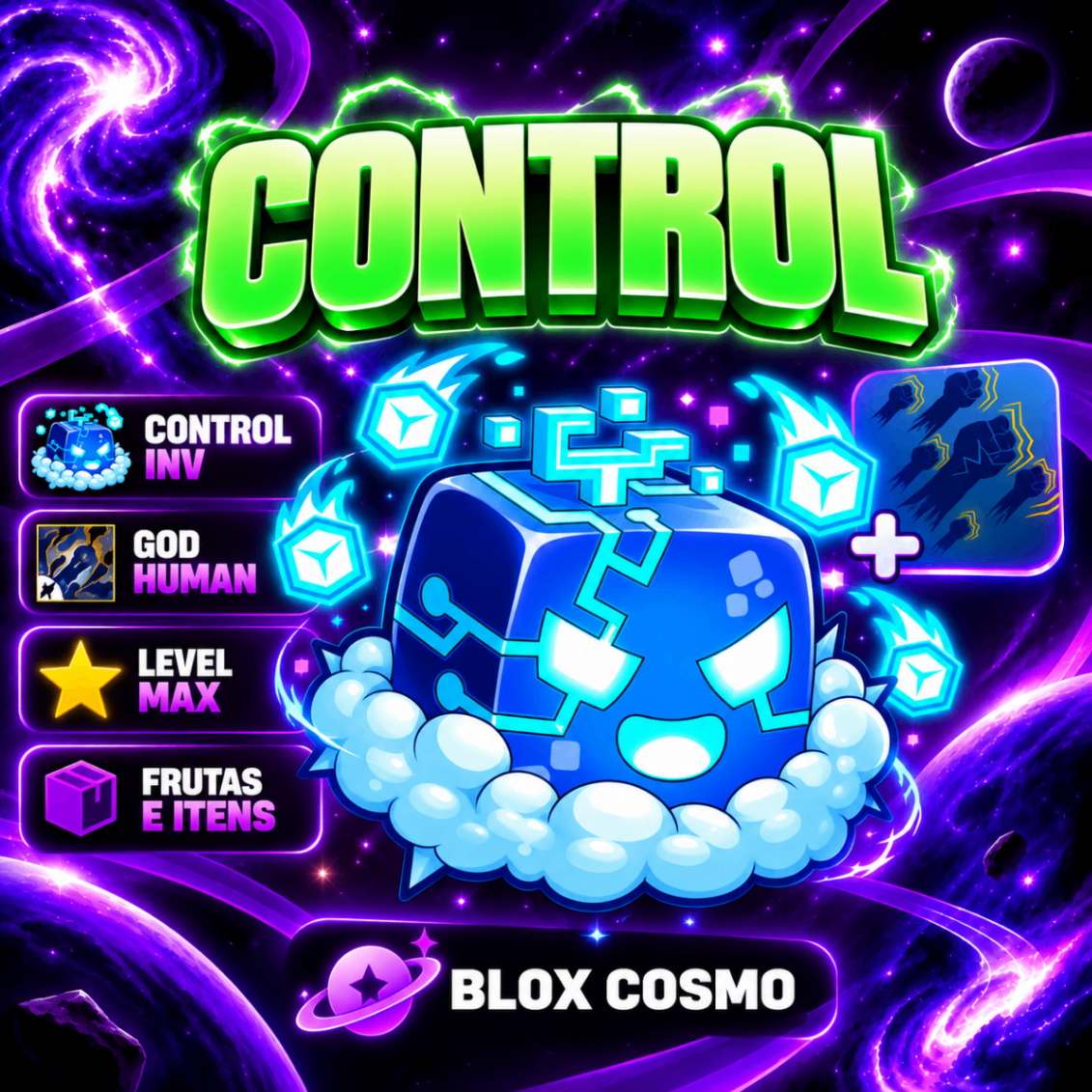 🔥 LV MAX + GHM ⚔️ | 💖 CONTROL NO INVENTÁRIO | 🍇 FRUTAS + ITENS EXTRAS 💎