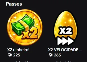 2x Dinheiro