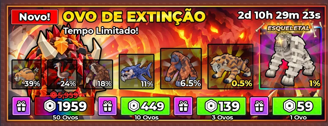 Ovo de Extinção — 1 Ovo