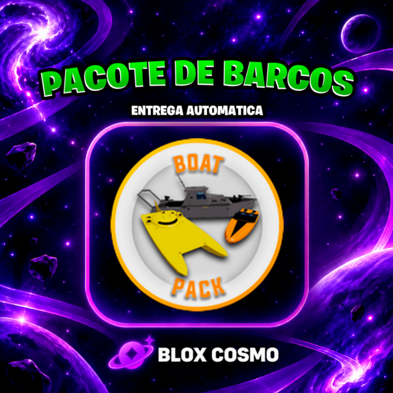 🚤 Pacote de barcos