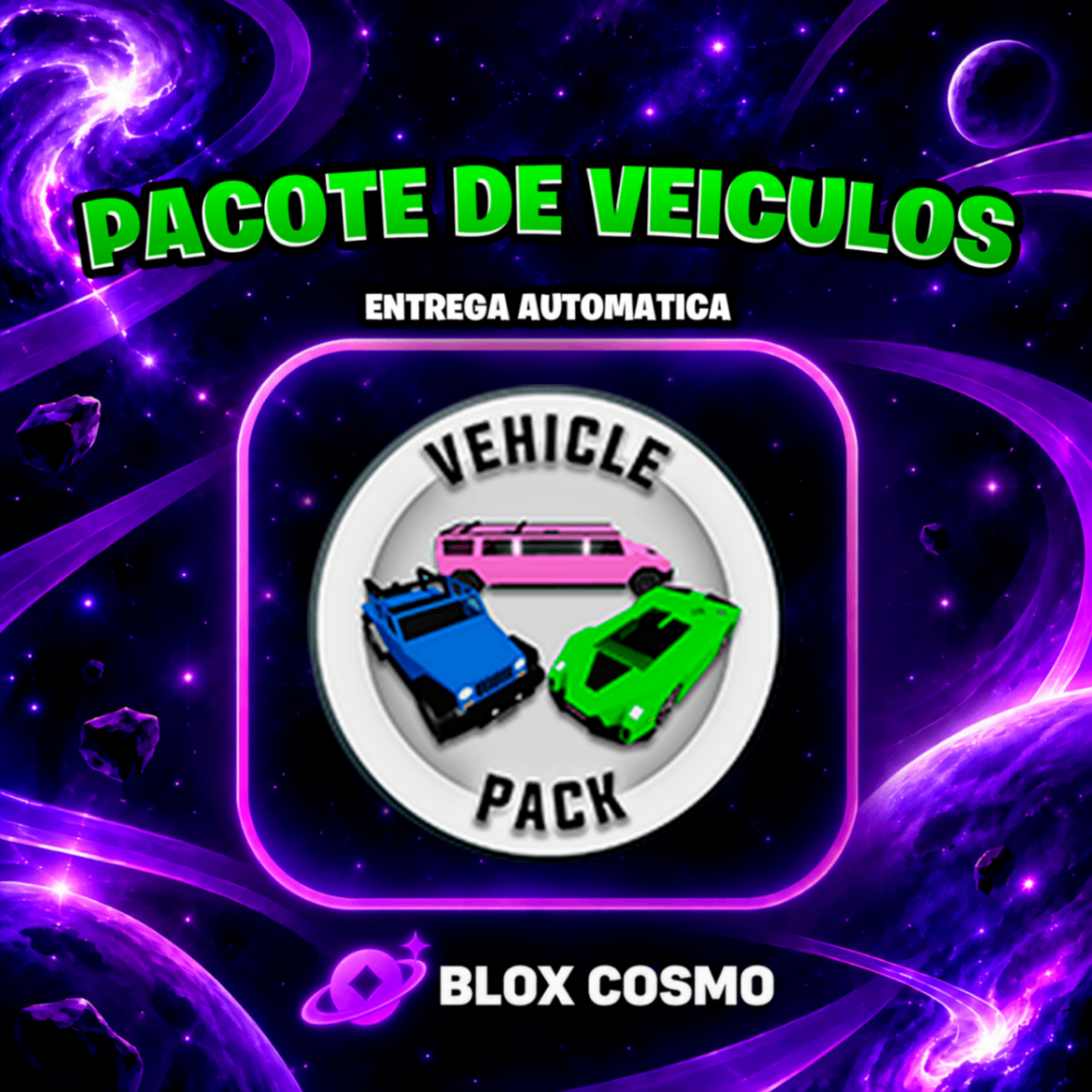 🏎️ Pacote de veículos