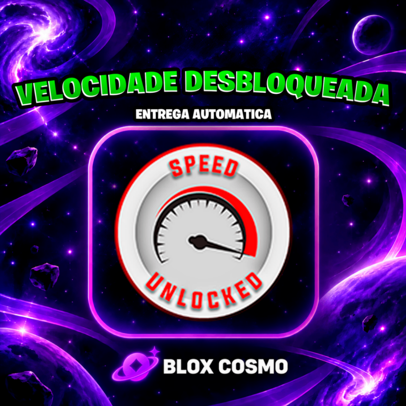 ⚡ Velocidade desbloqueada